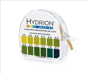 HYDRION 3VDT4 Test Kit,15 ft L,1 to 13 pH 3VDT4