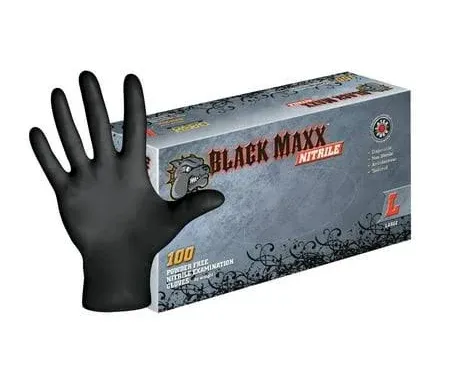 Dash Black Maxx Nitrile Exam Gloves