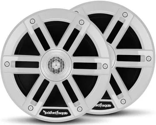 Rockford Fosgate M0-65 Marine Grade 6.5" Coaxial Full Range Speakers - White (Pair)