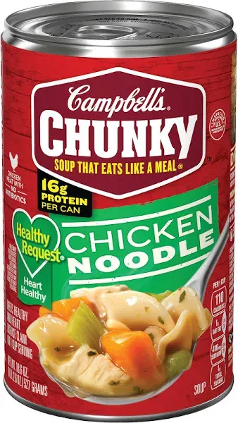 Campbell's Chunky Soup Healthy Request Chicken Noodle Soup