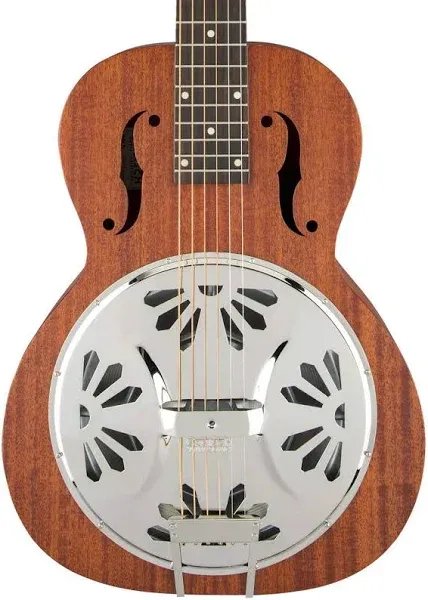 Gretsch G9210 Boxcar Square-Neck Resonator Right Handed Guitar with Padauk Fingerboard and Ampli-Sonic Diaphragm (Natural, 6-String)