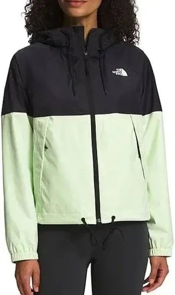 THE NORTH FACE Women's Antora Rain Hoodie (Standard and Plus Size), Astro Lime/Khaki Stone, Medium