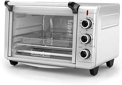 Black and Decker Crisp'n Bake Air Fry Toaster Oven, Refurbished