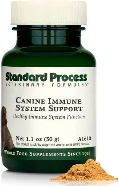 Standard Process Canine Immune System Support - Immune Support Supplement for Dogs - Powder Canine Supplement Aids Overall Health & Wellness - Immunity Support Supplement with Zinc & Kelp - 30 g