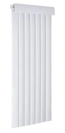 Lotus & Windoware 3.5" Vertical Blind, 66 by 84-Inch, White