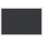 U Brands Magnetic Chalkboard with Decor Frame 30 x 20 Black Surface-White Frame