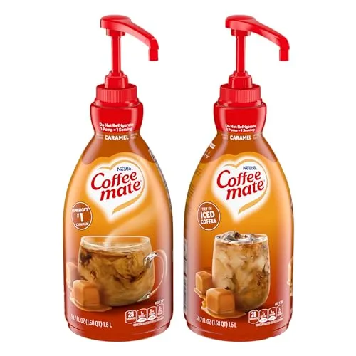 Nestle Caramel Flavored Liquid Creamer Pump Bottle