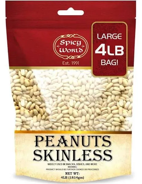 Spicy World Skinless Peanuts