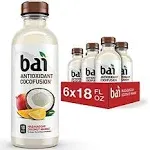 Bai Molokai Coconut - 6 pack, 18 fl oz bottles