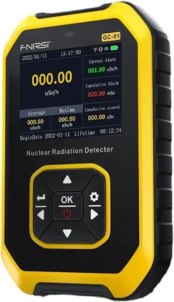 FNIRSI GC-01 Geiger Counter Nuclear Radiation Detector Personal Dosimeter