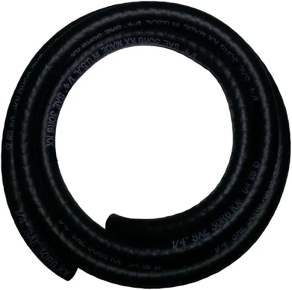 Pro 1 Fuel Line Hose 1/4 inch Inside Diameter x 25 Feet Length NRB/PVCC SAE30R6