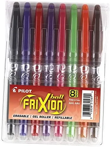 Pilot FriXion Ball Erasable Gel Pens