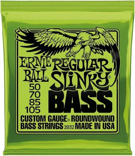 Ernie Ball P02832 Regular Slinky Electric Bass Strings