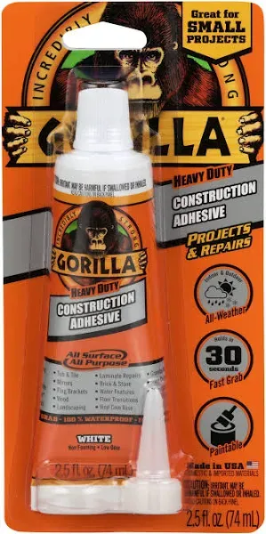 Gorilla Heavy Duty Construction Adhesive