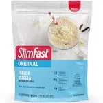 SlimFast Original Meal Replacement Shake Mix, French Vanilla 22 Servings Protein