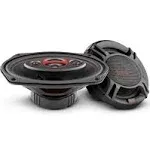 DS18 Gen-x6.9 Gen-x6.9 6 Inches x 9 Inches 4-Way 180-Watt-Max Coaxial Speakers, Size: 6 x 9, Black