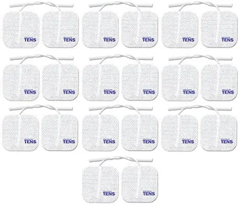 Tens Electrodes - Value Wired 2x2 Replacement Pads for Tens Units - 20 Tens Unit ...