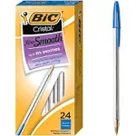 BIC Cristal Xtra Smooth Ball Pen Combo Set: Set Includes 10 Black, 10 Blue, and 10 Red.