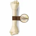 Pork Chomps Baked Pork Skin Dog Chew 11-Inch Knot