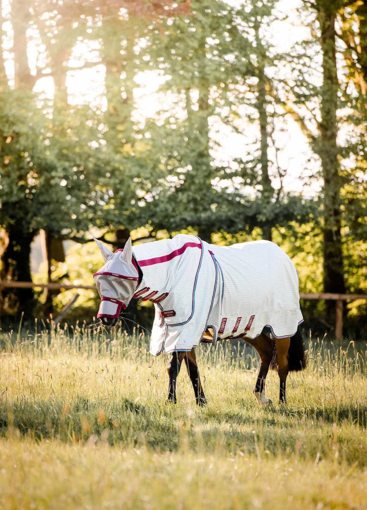 Horseware Rambo Optimo Supreme Summer Sheet Sun UV Protection Fly Rug 5'6'-7'3'