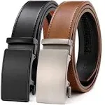 CHAOREN Leather Ratchet Belt Men 2 Pack - Customizable Fit, Effortless Style (35mm)