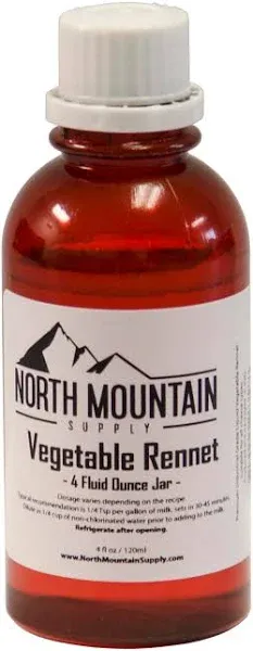 North Mountain Supply Professional Quality Liquid Calf Rennet - Animal Rennet -