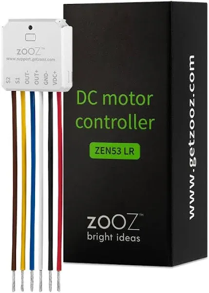 Zooz 700 Series Z-Wave Plus DC Motor Controller ZEN53 | Z-Wave Hub Required (Sold Separately)