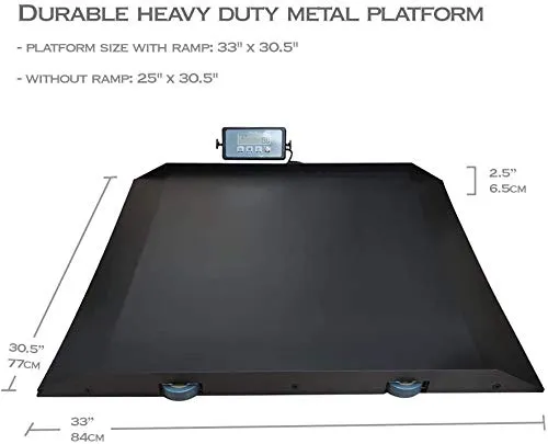 Angel USA Heavy Duty Digital Portable Floor Wheelchair Scale 2023