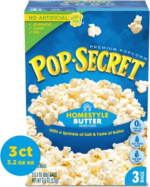 Pop Secret Homestyle Microwave Popcorn