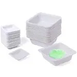 7Ml 100Ml Weigh Boat Set, 100 Pack Small &amp; Large Lab Weighing Dishes for Measuri