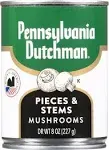 Pennsylvania Dutchman Mushrooms Stems and Pieces (8 oz)