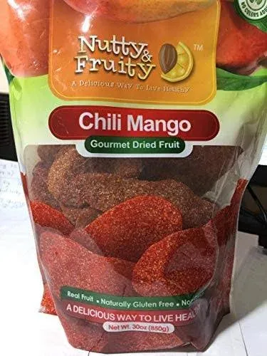 (2 Pack) Nutty &amp; fruity chili mango gourmet dried fruit 30oz.