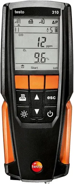 Testo 310 - 0563 3100 01 - Residential Combustion Analyzer Kit