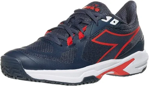 Diadora Men's Trofeo 2 AG Pickleball Shoe, Blue/White/Red 11