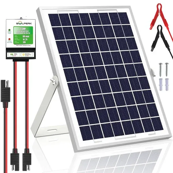 POWOXI 10W Solar Panel Charger Kit