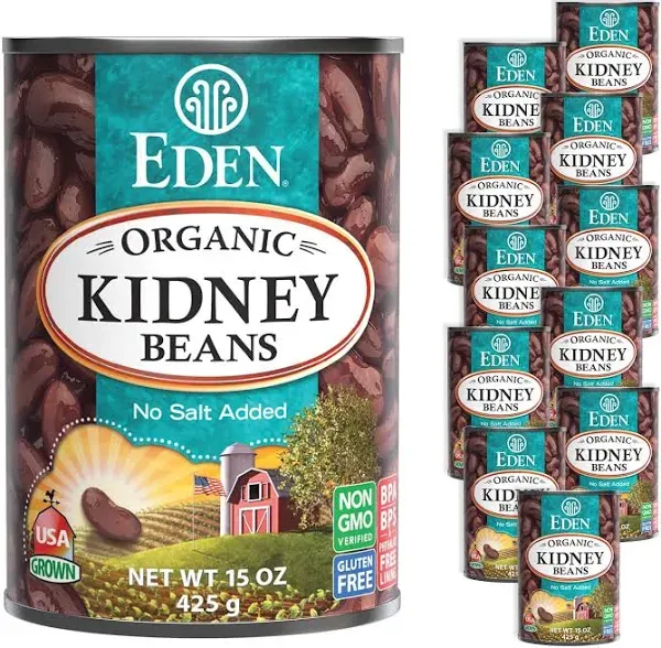 Eden Dark Red Kidney Beans - 15 oz - 12 Pack