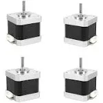 (Pack of 4pcs) Nema17 Stepper Motor High Torque Bipolar DC Step Motor Kit by MOTOU