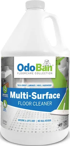 OdoBan Ready-to-Use Multi-Surface Floor Cleaner, Powerful Hydrogen Peroxide Formula, 2 Gallons, Scentless