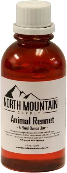 North Mountain Supply Professional Quality Liquid Calf Rennet - Animal Rennet...