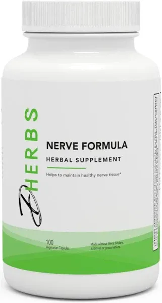 Dherbs Nerve Formula Natural Nervous System Health Herbal Supplement