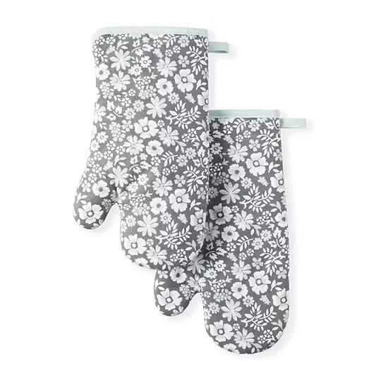 Martha Stewart Ditsy Floral Oven Mitt, Set of 2