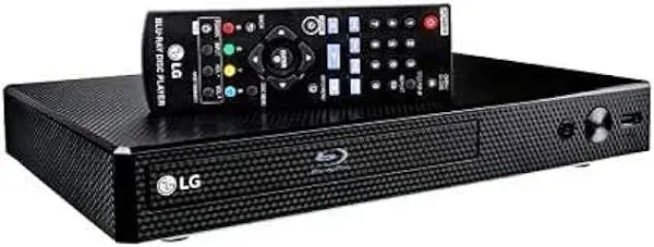 LG BP350 Blu-ray Disc &amp; DVD Player Full HD 1080p Upscaling Streaming Services