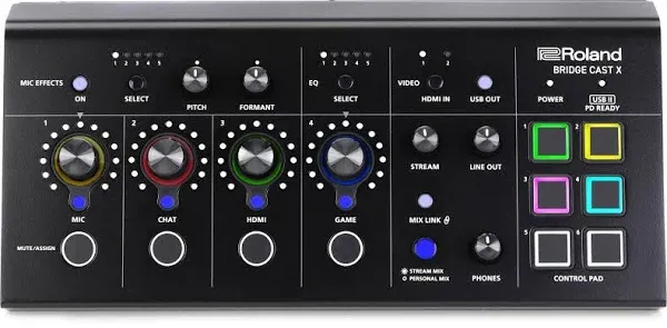 Roland Bridge Cast X Dual Bus Streaming Mixer