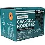 Healthy Instant Charcoal Noodles Unflavored | 17g Protein & 6g Fiber, Vegan, Air Fried, Lower Sodium | For Ramen, Wok, Stir Fry | Quick Cooking 5 Pack by WhatIF Foods