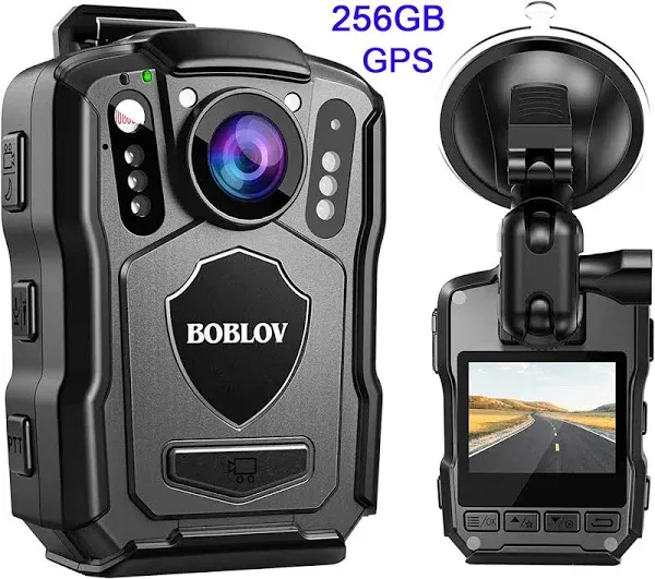 BOBLOV M5 GPS Police Body Camera Internal 256GB Night Vision Cam Law Enforcement  | eBay