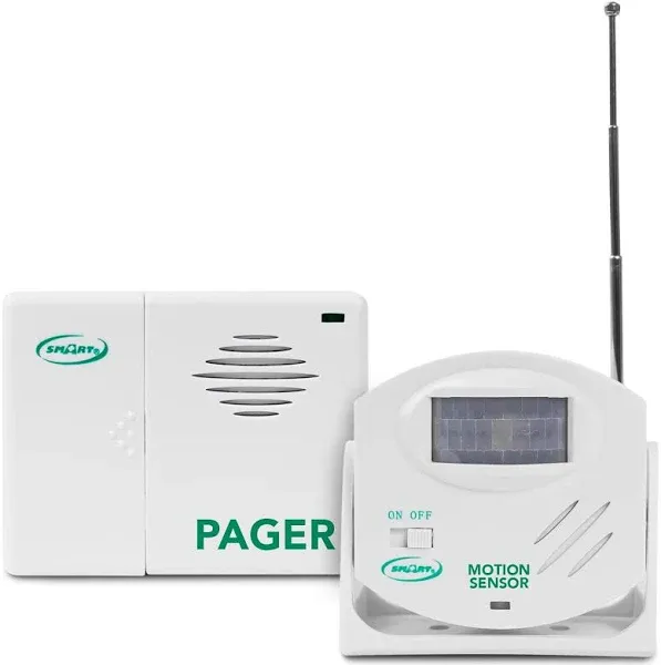 Smart Caregiver Wireless Motion Sensor Alarm System with Pager for Fall and W...