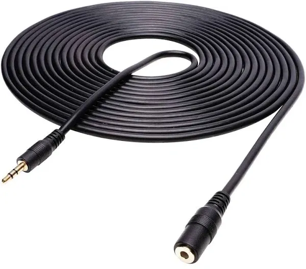 Movo Photo MC20 3.5mm TRS Female to Male Audio Extension Cable, 20&#039;