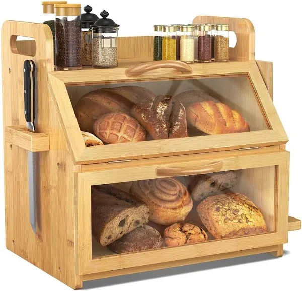 Dorpu Extra Large Double Layer Bread Box