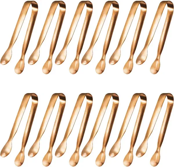 JCREN 12 Pcs Serving Tongs