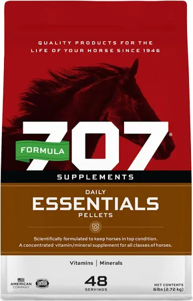 Formula 707 Calming Equine Supplement, Daily Fresh Packs – Anxiety Relief